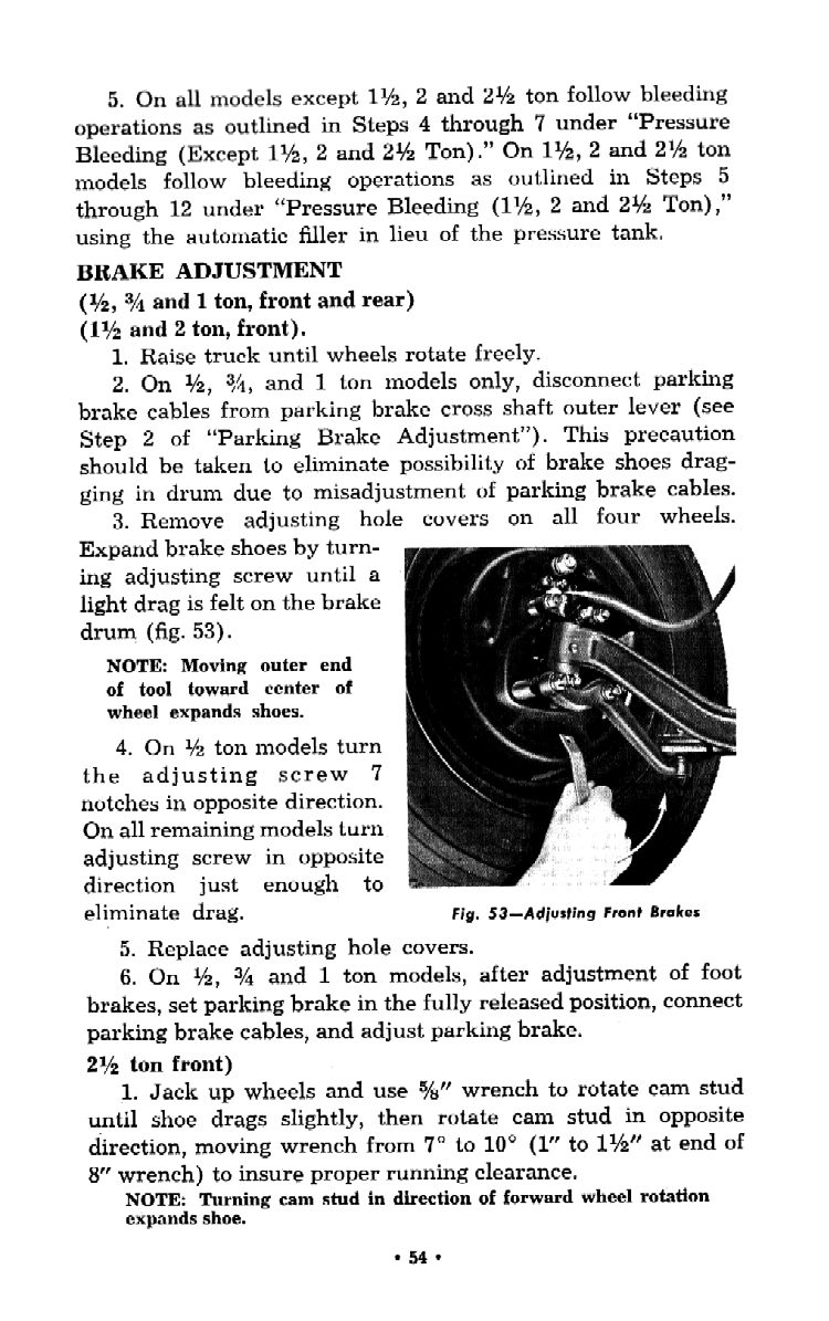 1957 Chevrolet Trucks Operators Manual Page 90